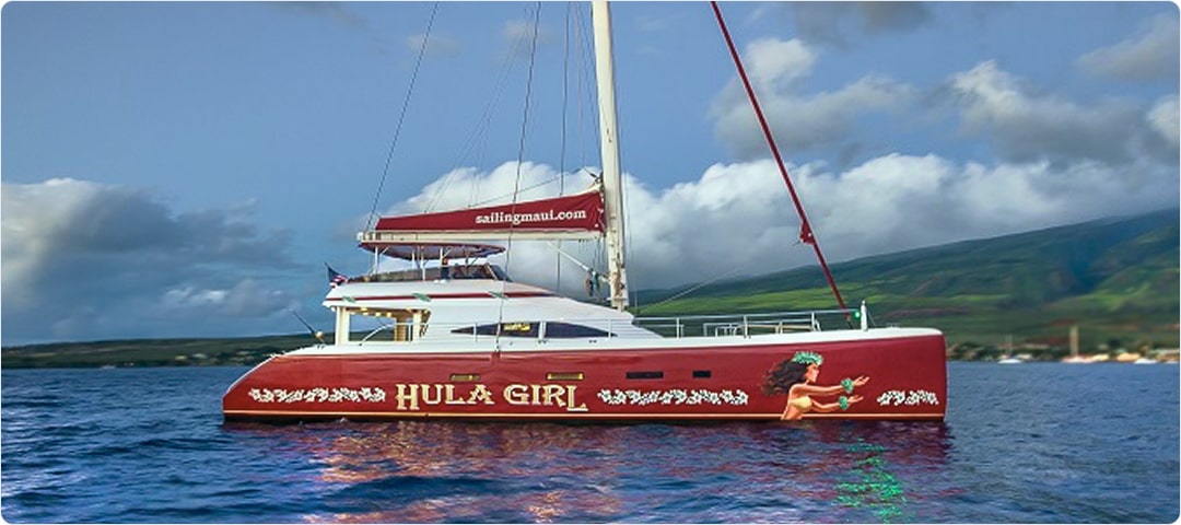 Hula Girl Sunset Sail